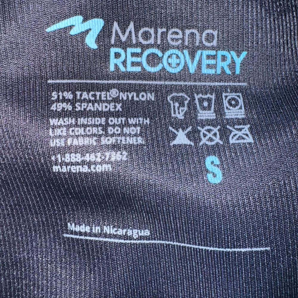 Marena Recovery Black Garment - Short